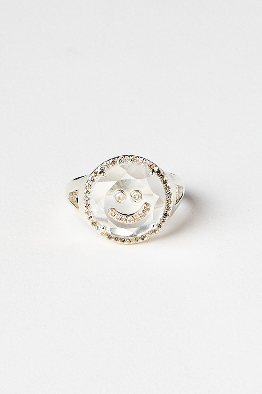 MALUS Crystal smile リング (シルバー, 13号) マリュス ELLE SHOP MALUS Crystal smile リング (シルバー, 13号) マリュス ELLE SHOP
