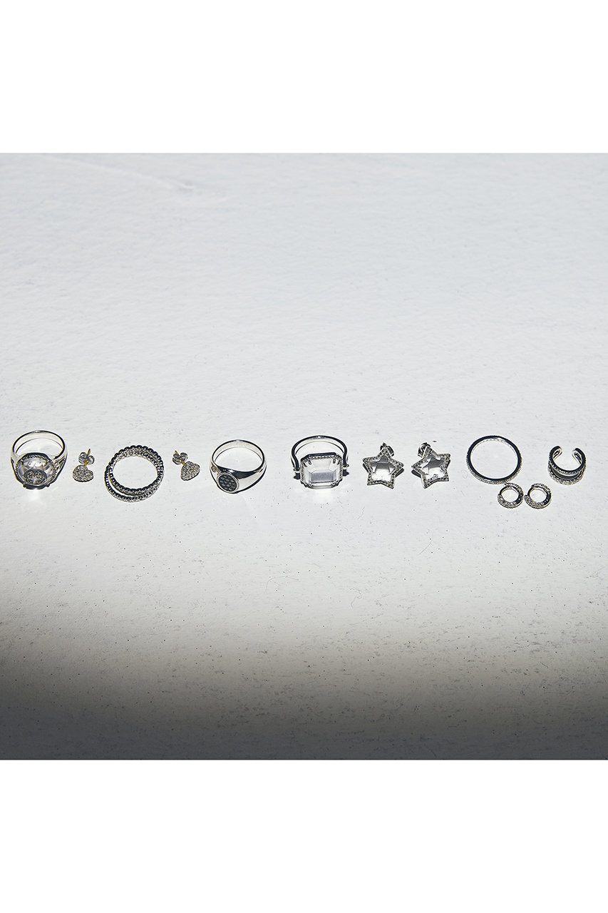 MALUS(マリュス)｜Crystal smile リング/シルバー の通販｜ELLESHOP