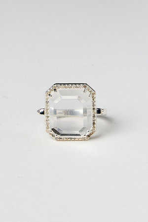 マリュス/MALUSのRock crystal リング(150400/150401)