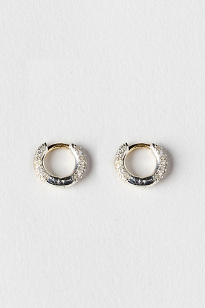 マリュス/MALUSの【予約販売】Pave hoop ピアス(150100/150101)