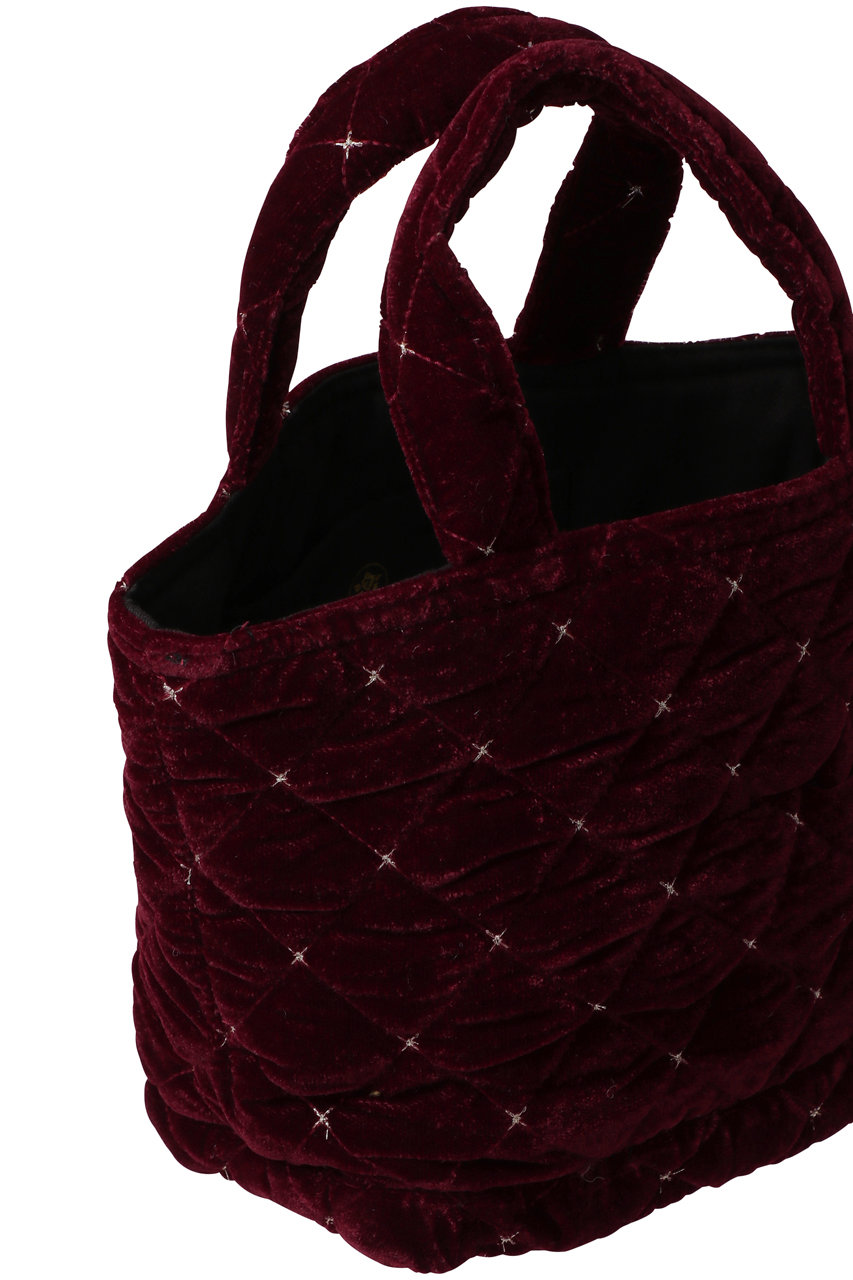 MALUS(マリュス)｜ベルベット キルティング ミニトートバッグ