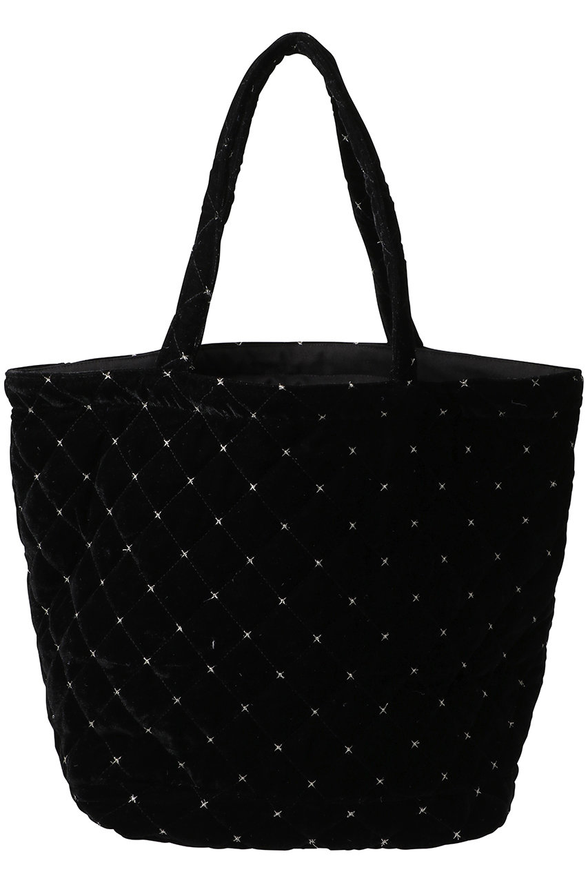 ベルベット キルティング トートバッグ