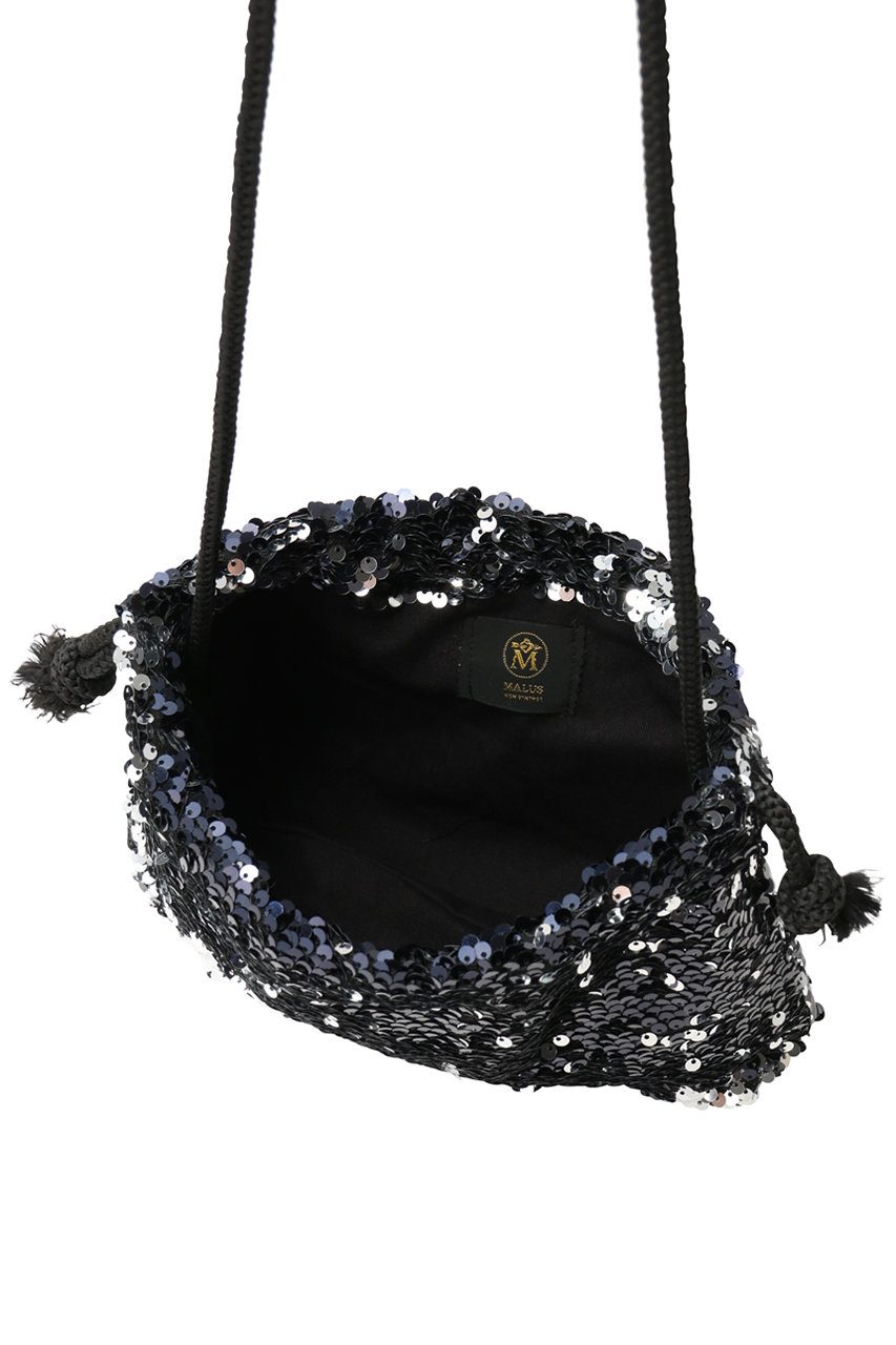MALUS(マリュス)｜Sequins ミニショルダーバッグ/シルバー の通販 