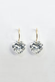 Heart crystal ピアス