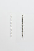 Diamond bar ピアス