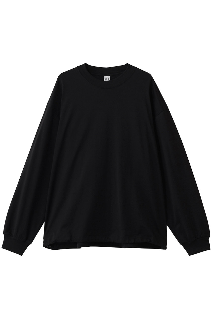 エスアイ/ES.1の【MEN】60/2  LS T-shirts T008(black/T008)