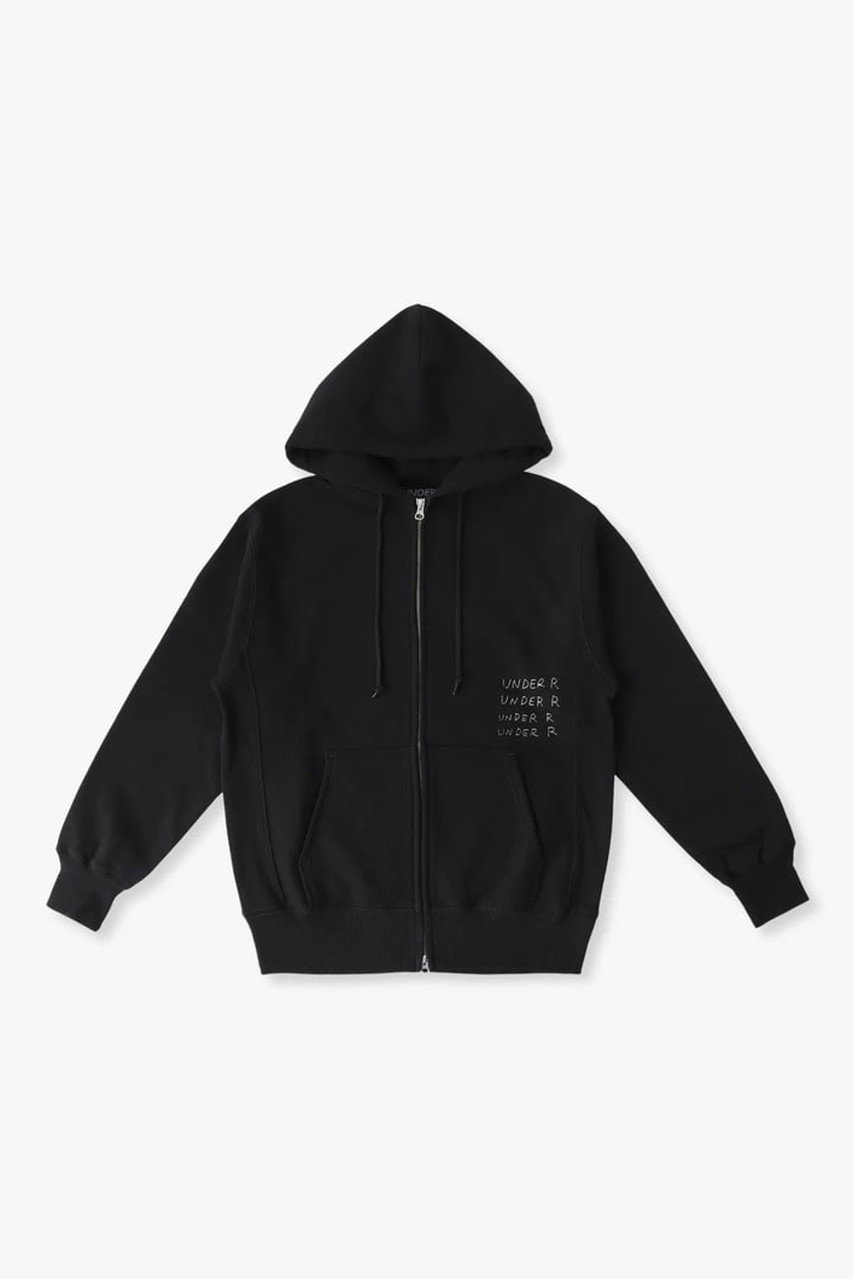 UNDER R 【JOE ROBERTS】【UNDER R別注】グラフィック スウェット ジップフーディー(ブラック) (black, L) アンダーアール ELLE SHOP UNDER R 【JOE ROBERTS】【UNDER R別注】グラフィック スウェット ジップフーディー(ブラック) (black, L) アンダーアール ELLE SHOP