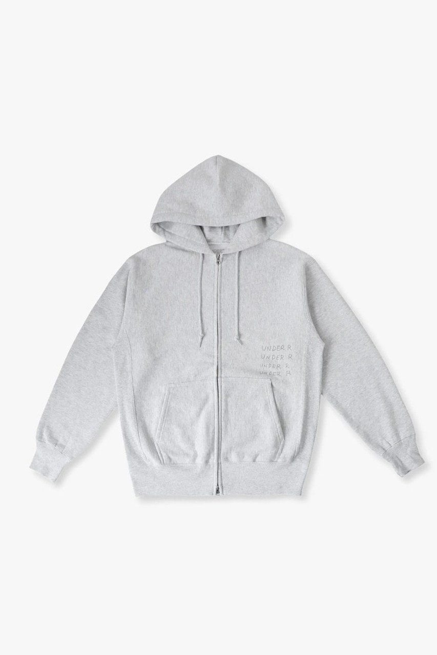 UNDER R 【JOE ROBERTS】【UNDER R別注】グラフィック スウェット ジップフーディー(グレー) (gray, M) アンダーアール ELLE SHOP UNDER R 【JOE ROBERTS】【UNDER R別注】グラフィック スウェット ジップフーディー(グレー) (gray, M) アンダーアール ELLE SHOP