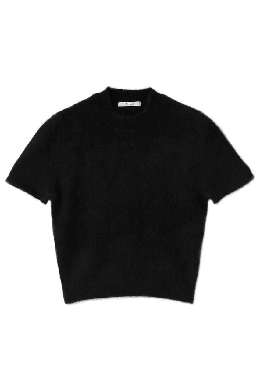 楽天ポイント還元】Venica Compact fox knit (black, F) ヴェニカ ELLE