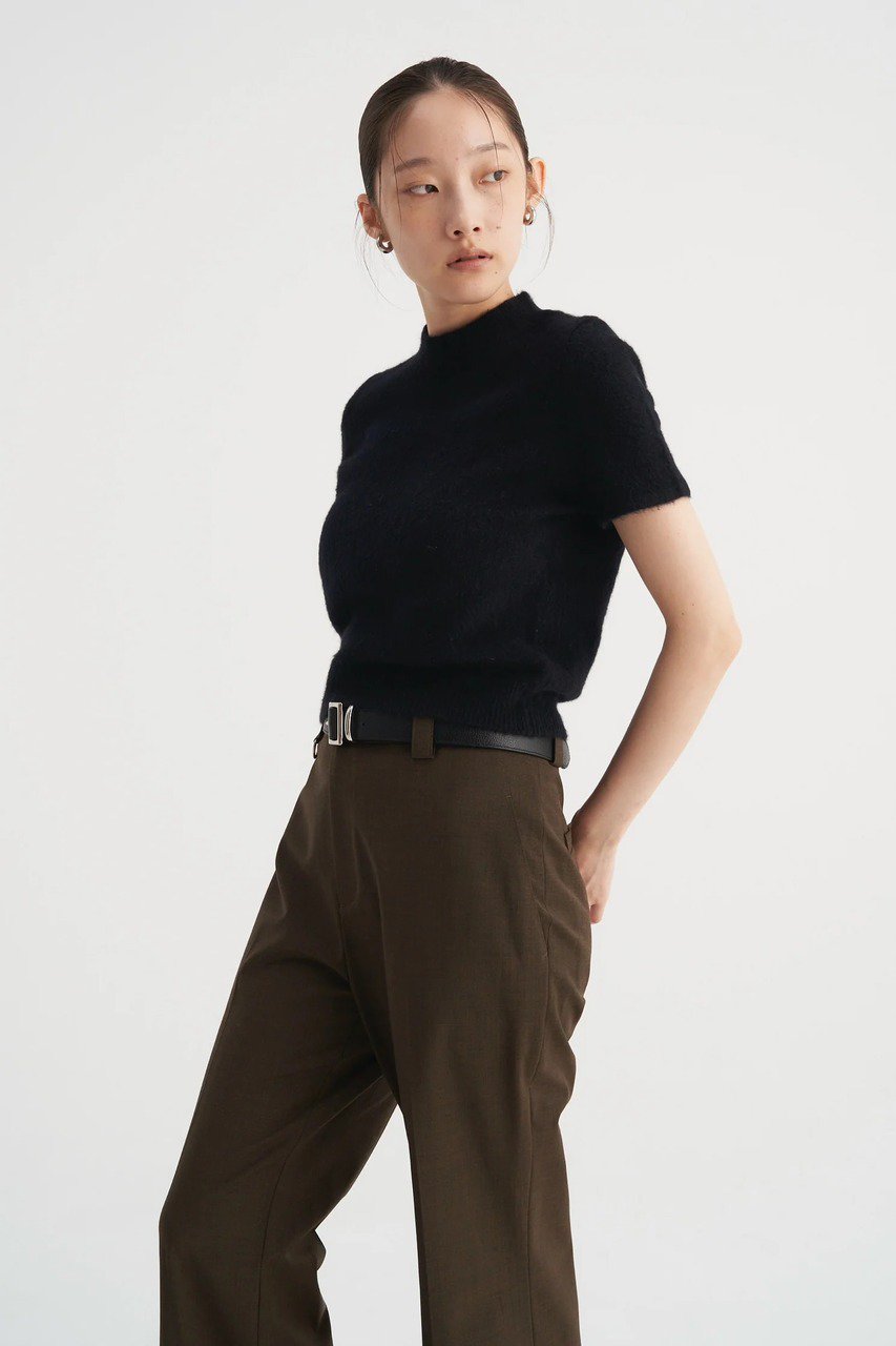 トップス Venica Compact fox knit Venica(ヴェニカ)｜Compact fox knit/black の通販｜ELLESHOP・(エル