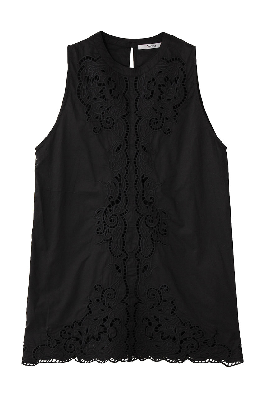 トップス Scallop embroidery scarf venica Scallop embroidery scarf venica