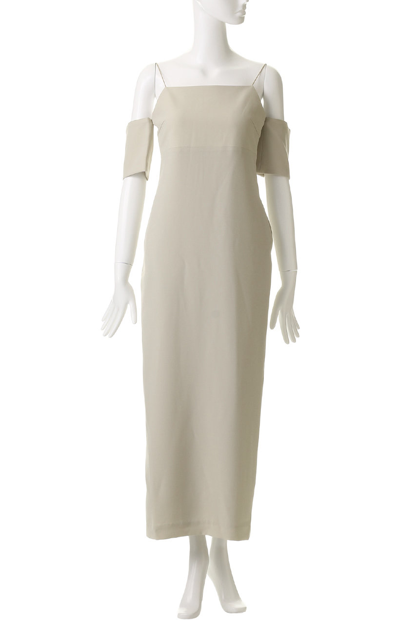 Venica(ヴェニカ)｜Square cuff camisole dress/beige の通販