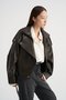 Stand collar leather blouson ヴェニカ/Venica