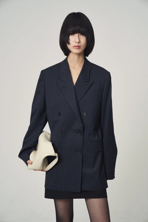 ヴェニカ/Venicaのstripe tailored double jacket(110800/110801)