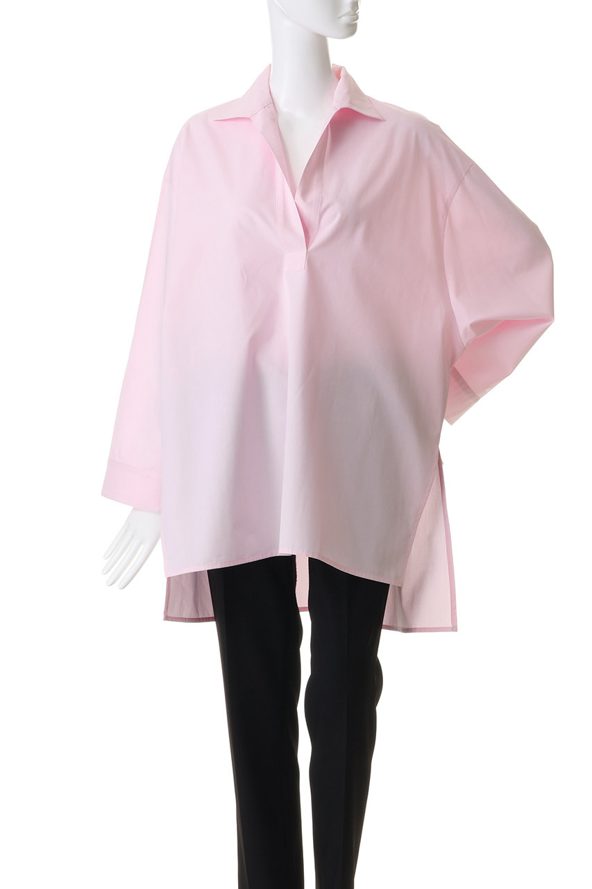 Venica(ヴェニカ)｜dolman over skipper shirt/WHT の通販｜ELLESHOP