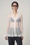 sheer flare pleats knit cardigan ヴェニカ/Venica