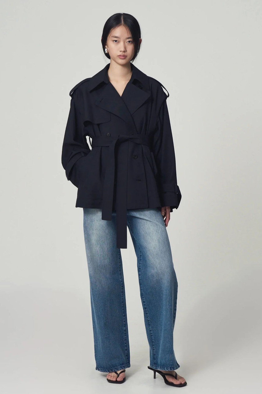 Venica(ヴェニカ)｜Super highwaist slit denim/BLU の通販｜ELLESHOP
