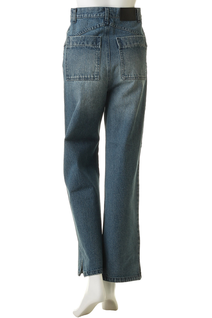 Venica(ヴェニカ)｜Super highwaist slit denim/BLU の通販｜ELLESHOP