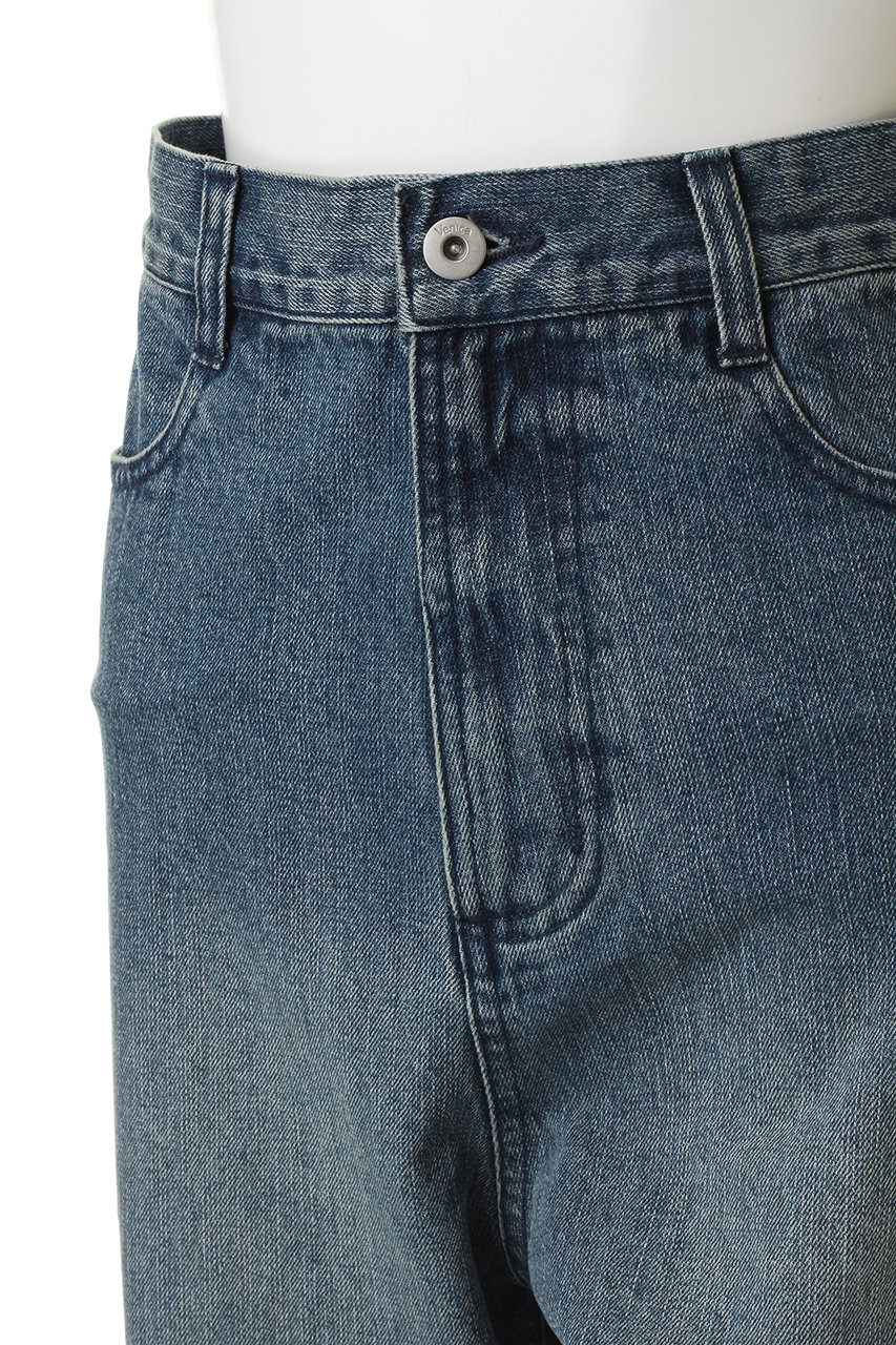 Venica(ヴェニカ)｜Super highwaist slit denim/BLU の通販｜ELLESHOP