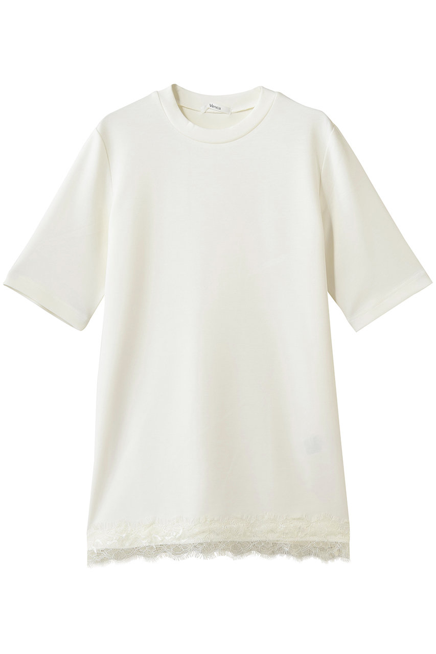 ヴェニカ/Venicaのreverlace smooth Tshirt(WHT/VE-26S24)