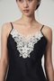 embroidery lace satin camisole ヴェニカ/Venica