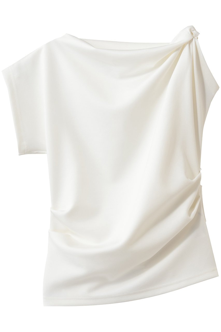 ヴェニカ/VenicaのTwist drape tops(WHT/VE-26S28)
