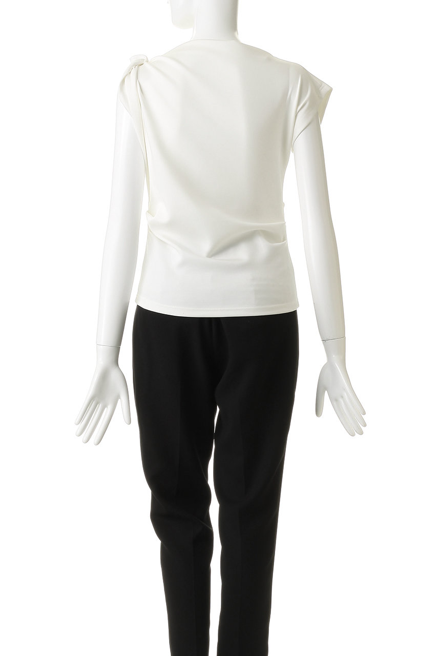Venica(ヴェニカ)｜Twist drape tops/WHT の通販｜ELLESHOP・(エル