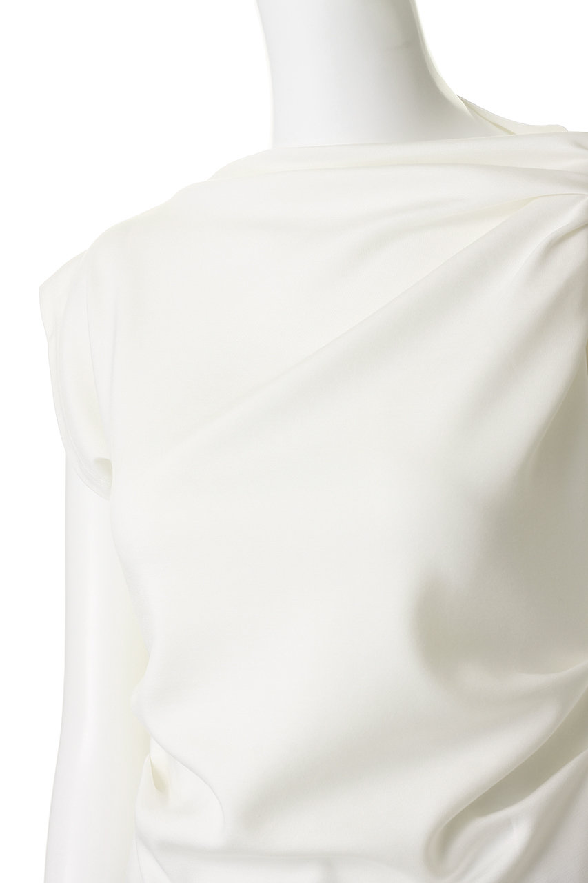 Venica(ヴェニカ)｜Twist drape tops/WHT の通販｜ELLESHOP・(エル