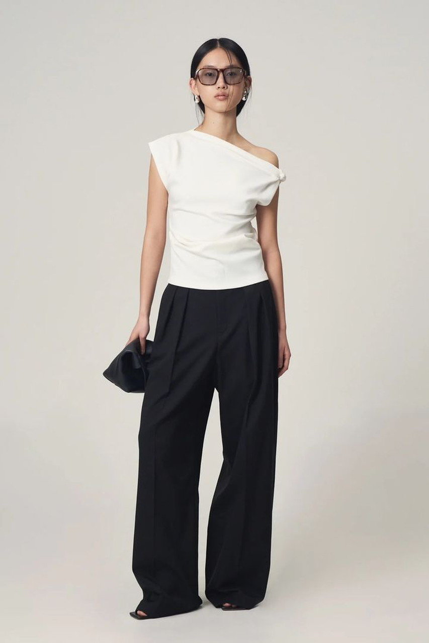 新品タグ付き　venica Twist drape tops Venica(ヴェニカ)｜Twist drape tops/WHT の通販｜ELLESHOP・(エル