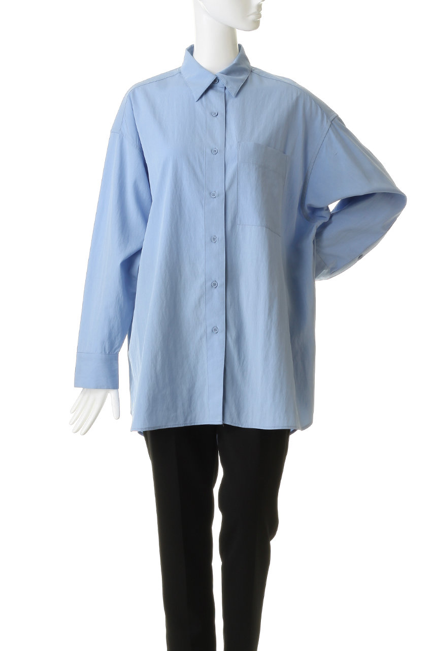 Venica(ヴェニカ)｜stripe big silhouette shirt/WHT の通販｜ELLESHOP