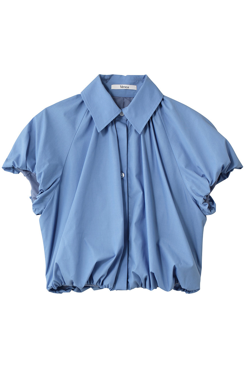 ヴェニカ/Venicaのpuff sleeve gather blouse(BLU/VE-26S35)