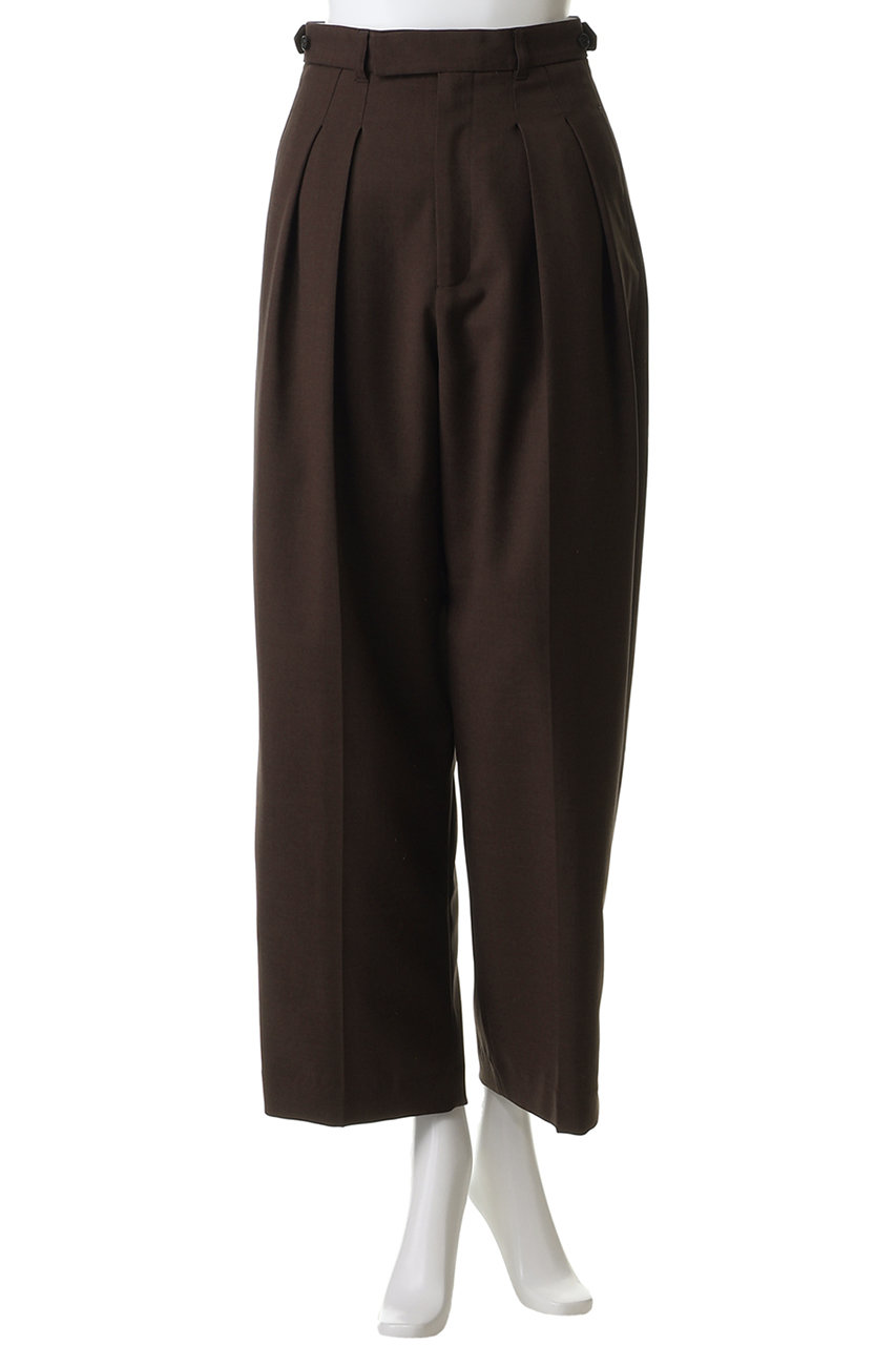 Venica(ヴェニカ)｜double tuck cocoon pants/TBEG の通販｜ELLESHOP
