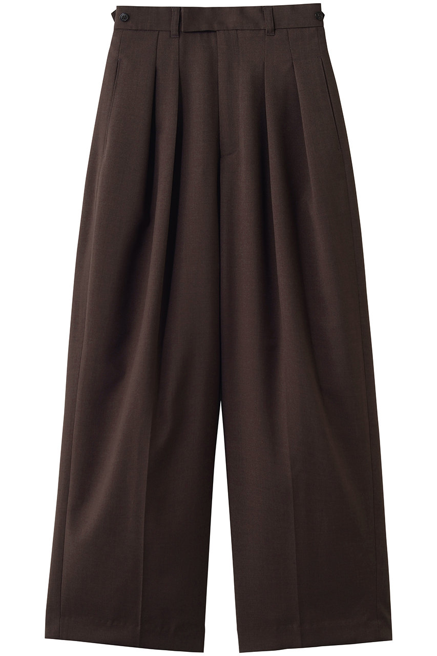 ヴェニカ/Venicaのdouble tuck cocoon pants(BRW/VE-26S38)