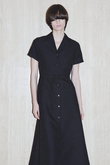 floating jacquard flare dress