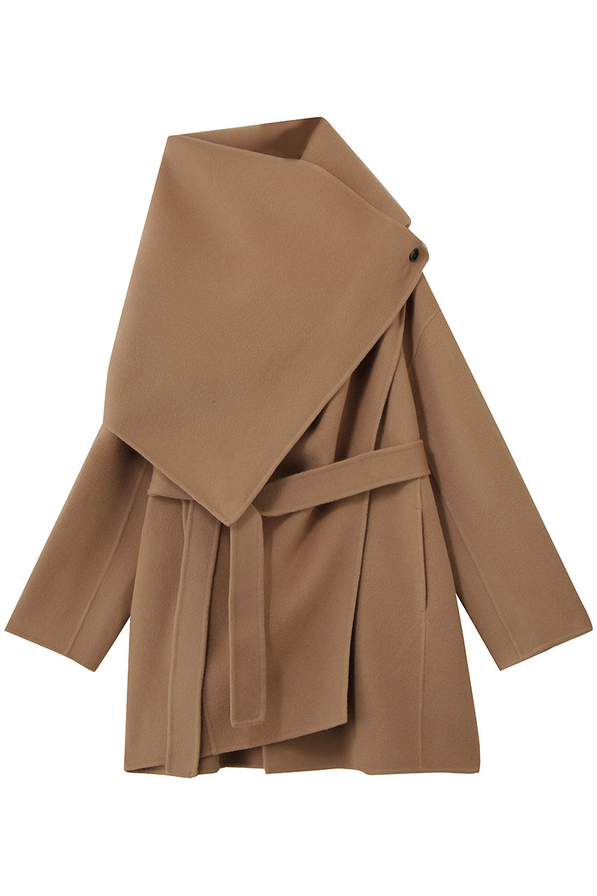 Venica Doubleface muffler coat (camel, F) ヴェニカ ELLE SHOP
