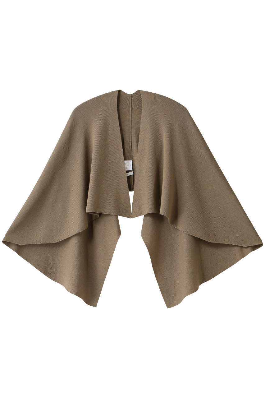 Venica Drape Knit Cape (moca, F) ヴェニカ ELLE SHOP