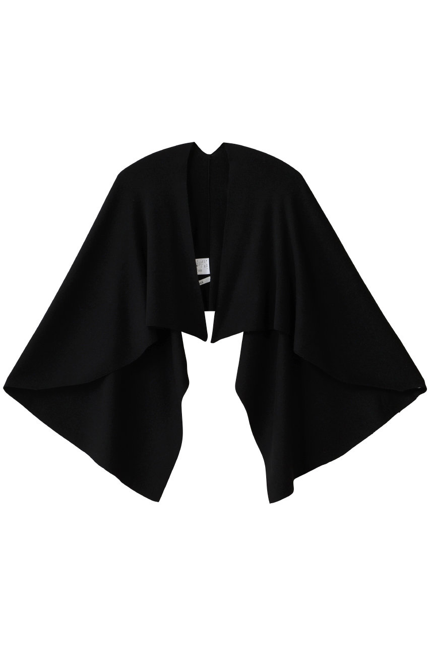 Venica Drape Knit Cape (black, F) ヴェニカ ELLE SHOP