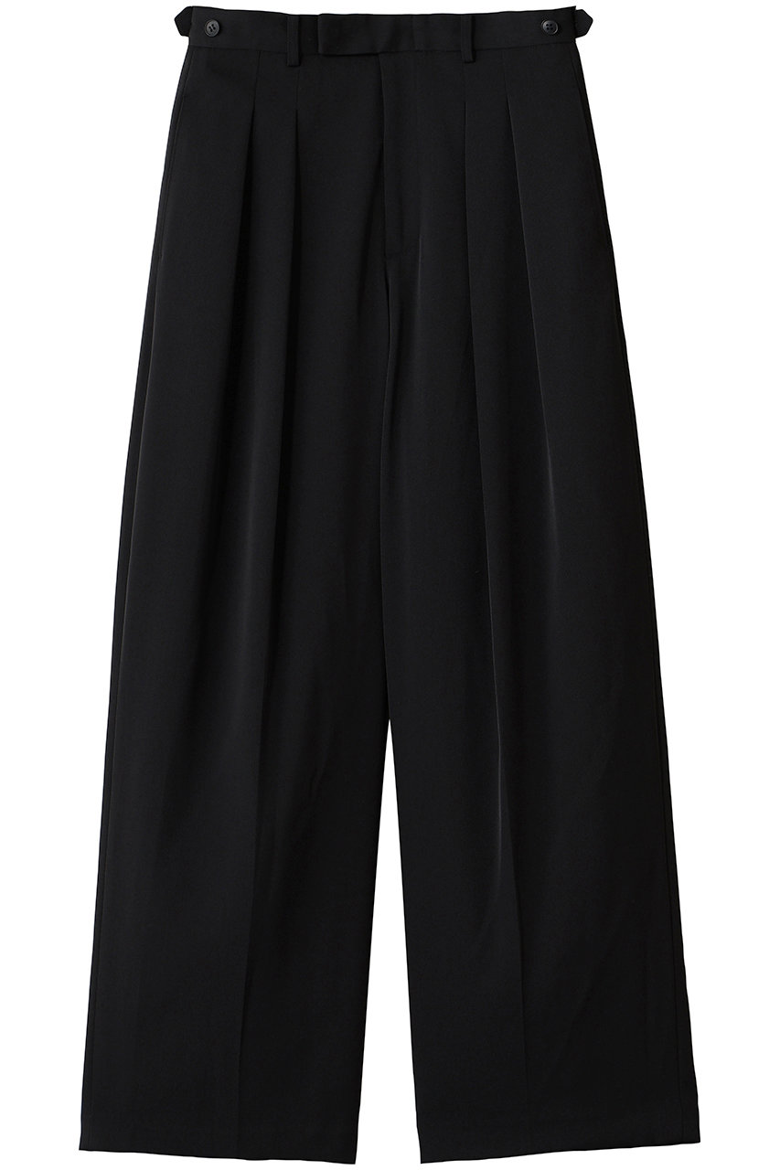 Venica Double tuck coccon pants (black, 1) ヴェニカ ELLE SHOP
