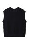 mesh knit vest ベスト ミディウミ/MidiUmi navy
