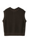 mesh knit vest ベスト ミディウミ/MidiUmi brown