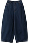 hi-waist curved denim デニム ミディウミ/MidiUmi blue