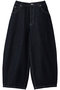 hi-waist curved denim デニム ミディウミ/MidiUmi navy