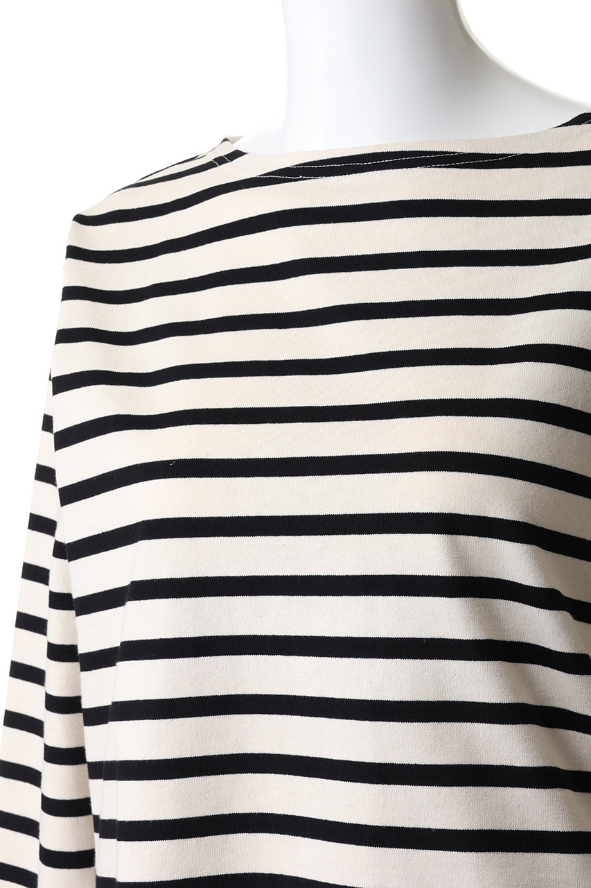 MidiUmi(ミディウミ)｜TOURNIER basque border T Tシャツ/black の通販