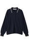 polo knit CD カーディガン ミディウミ/MidiUmi navy