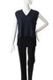 high-low V neck vest ベスト ミディウミ/MidiUmi