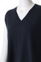 high-low V neck vest ベスト ミディウミ/MidiUmi