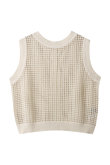mesh knit 2way vest ベスト
