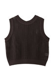 mesh knit 2way vest ベスト