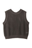 mesh knit 2way vest ベスト