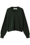 V neck knit PO プルオーバー ミディウミ/MidiUmi green
